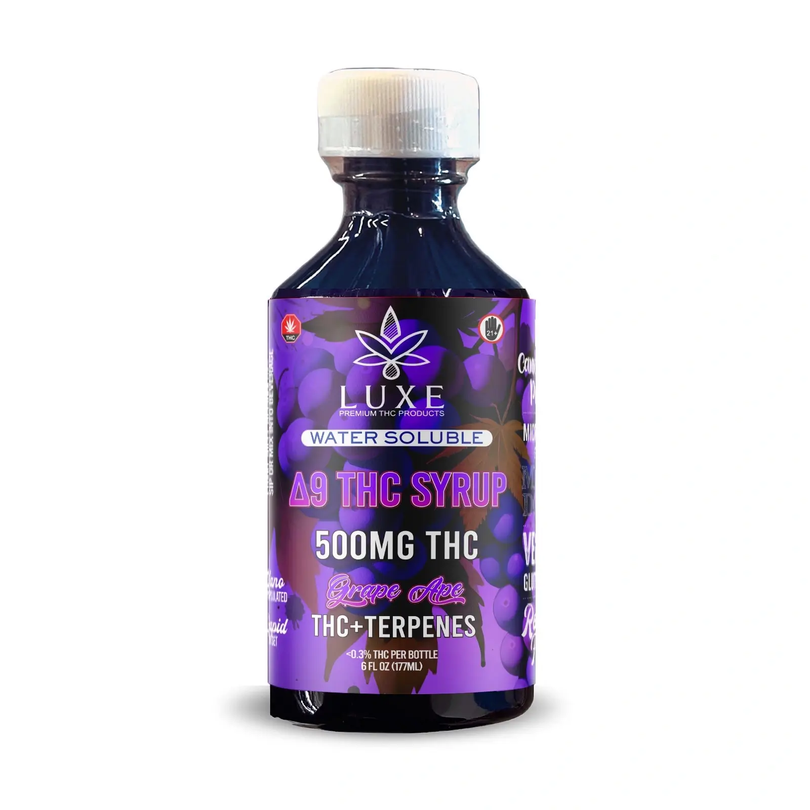 Luxe Delta 9 THC Terpenes Syrup EU