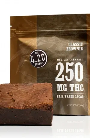 The 420 THC Classic Brownie 250mg